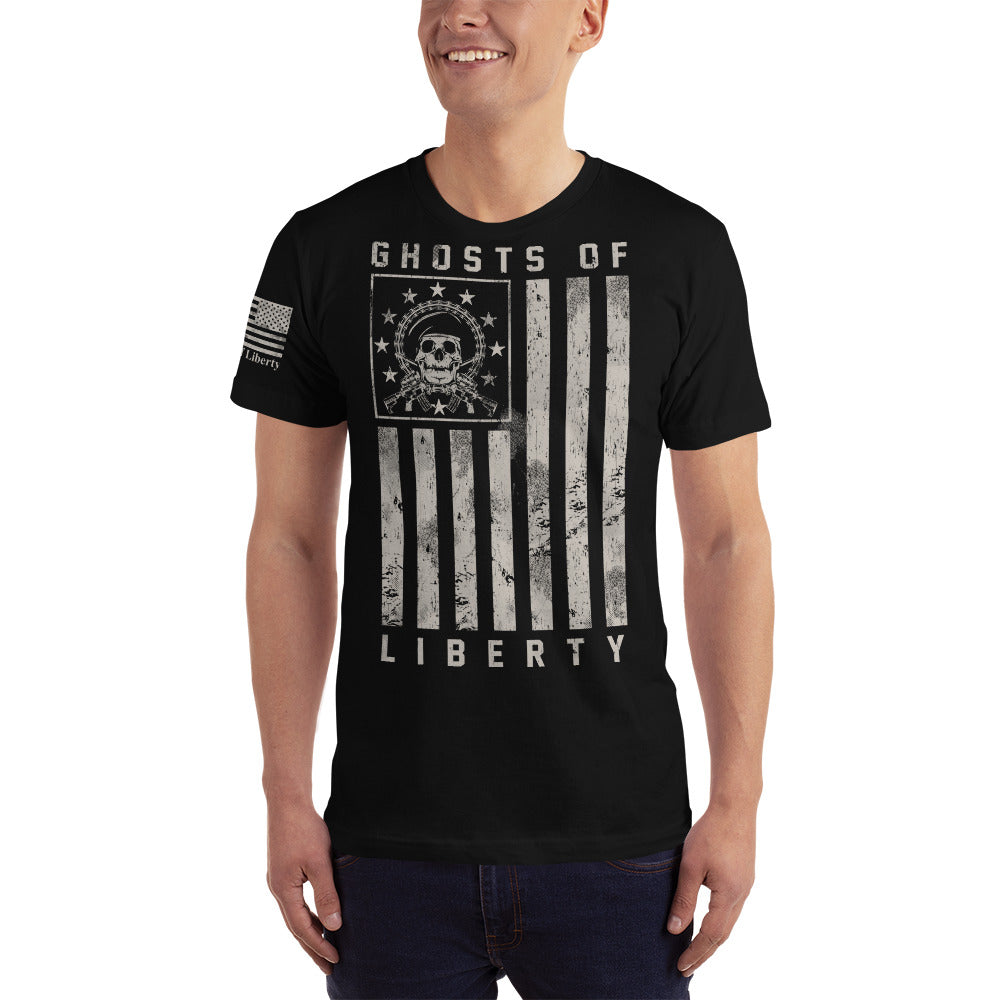 Ghost of Liberty flag skull 13 Stars